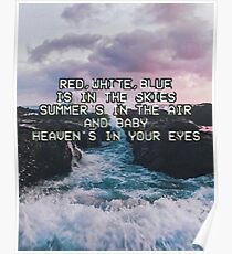 Lana Del Rey Lyrics Poster