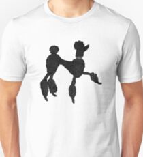 Black Poodle Unisex T-Shirt