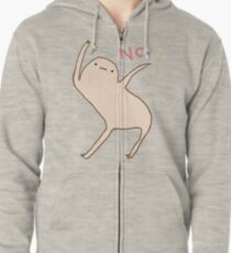 Honest Blob Says No Zipped Hoodie