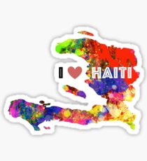 Pegatina Amo a Haití