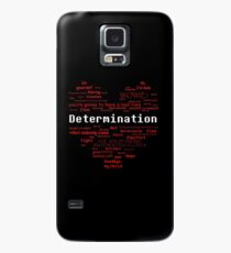 Undertales Wort Herz Hülle & Klebefolie für Samsung Galaxy