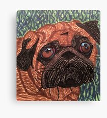 Puggy Canvas Print