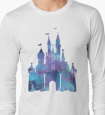 Splatter Paint Castle Long Sleeve T-Shirt