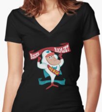 Roger Ramjet - hero of our nation Women's Fitted V-Neck T-Shirt