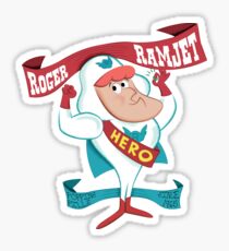Roger Ramjet - Held unserer Nation Sticker