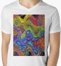 Psychedelic Men's V-Neck T-Shirt