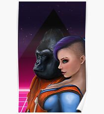 Weltraumfreunde Poster