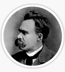 Friedrich Nietzsche sticker Sticker