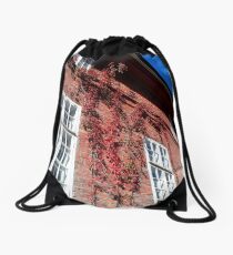 Old Facade Drawstring Bag