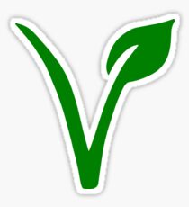 Vegetarian Symbol Sticker