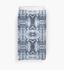 Isao - verschüttete Tinte Kunst Druck Marmor blau Indigo Indien Tinte Original Wellen Ozean Aquarell Bettbezug