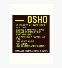 Osho Quotes Wall Art Redbubble