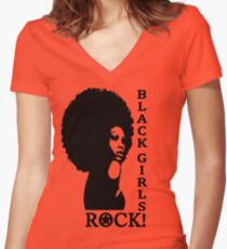 Black Girls Rock! Women's Fitted V-Neck T-Shirt