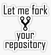 Let me fork Sticker