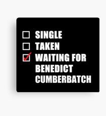 Waiting For Benedict Cumberbatch Canvas Print