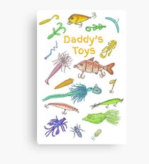 Daddy's Toys Canvas Print