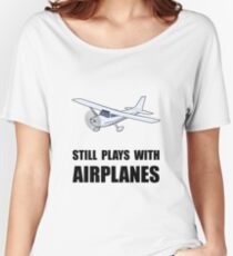 Plays With Airplanes Women's Relaxed Fit T-Shirt