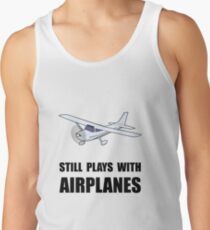 Plays With Airplanes Tank Top