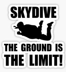 Skydive Ground Limit Sticker