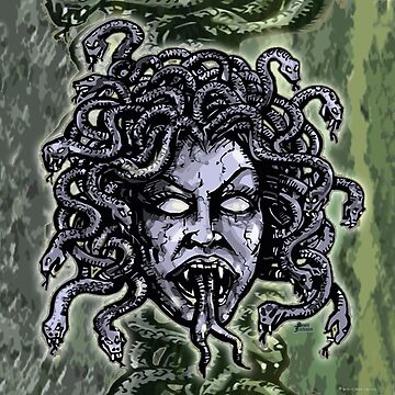 Medusa Gorgon Sticker for Sale by Scott Jackson