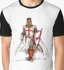 Camiseta gráfica Caballero Templario