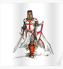 Templar Knight Poster