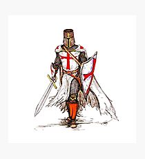 Templar Knight Photographic Print