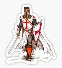 Pegatina Caballero Templario