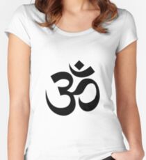 Yoga Om Women's Fitted Scoop T-Shirt