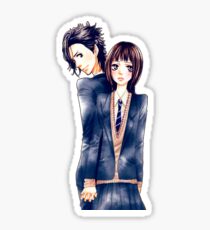 Anime Couple Suki-tte ii na yo Sticker