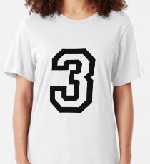 Number Three Slim Fit T-Shirt