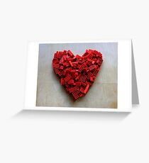 LEGO Heart Greeting Card