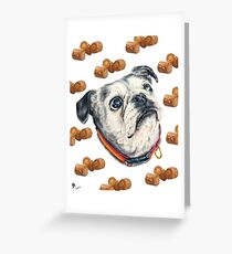 Olive und Snacks Grußkarte