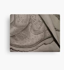 Cowboy boots Canvas Print
