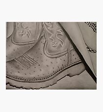 Cowboy boots Photographic Print