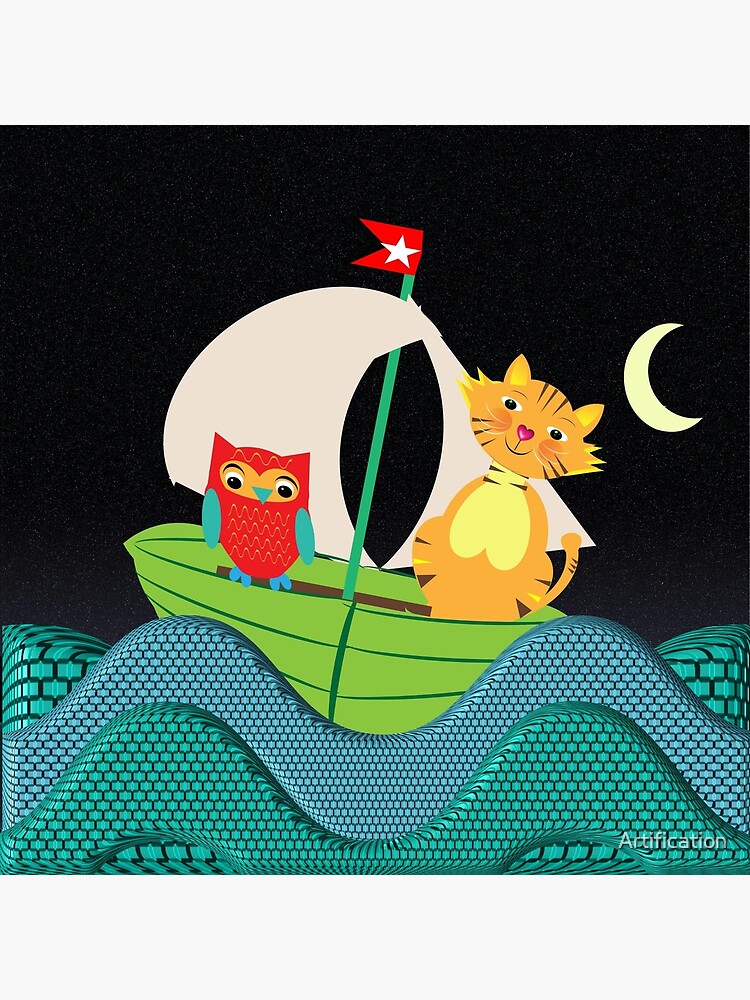 The Owl And The Pussy Cat When To Sea by Artification