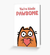 Cute Love Cat Greeting Card