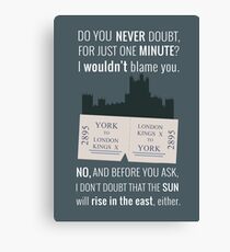 Blue - Downton Abbey Canvas Print