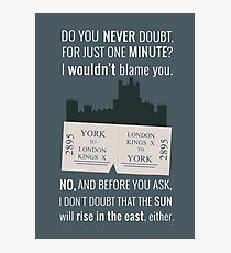 Blue - Downton Abbey Photographic Print