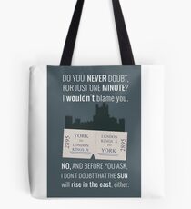 Blue - Downton Abbey Tote Bag