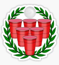 Beer Pong Sticker
