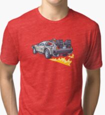D.M.C OUTATIME Tri-blend T-Shirt