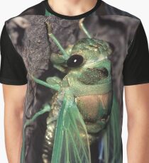 Cicada of Emerald & Gold Graphic T-Shirt
