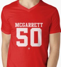 Steve McGarrett football jersey 50 Men's V-Neck T-Shirt