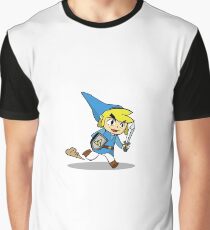 Blue Toon Link Graphic T-Shirt