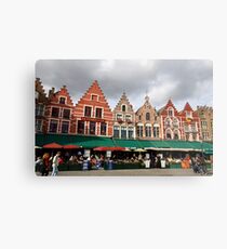 Brussels - Brugge - square - 2009 Metal Print