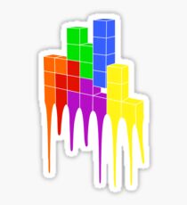 Tetris Melt Sticker