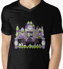 Is This Small World Actually Stretching? (for Darker Rides) Men's V-Neck T-Shirt