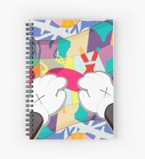 kaws paws 2 mickey Spiral Notebook