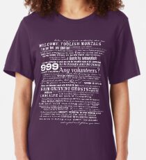 I am your host, your Ghost Host...(White) Slim Fit T-Shirt